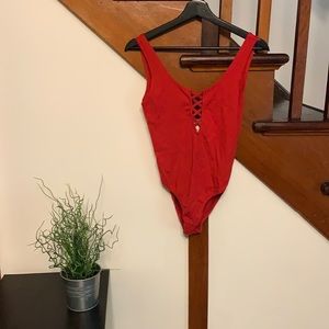 Red Bodysuit